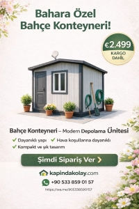 Modern Bahçe Konteyneri